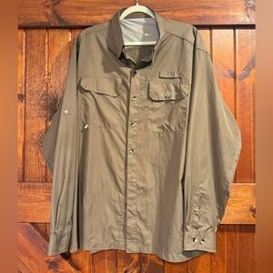 Habit Outdoors Men’s Long Sleeve River Guide Fishing Shirt